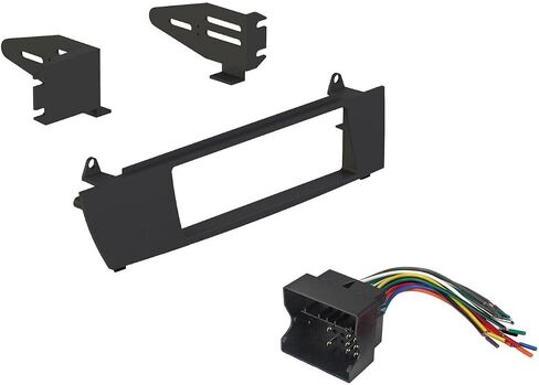 Single DIN Car Stereo تثبيت مجموعة DASH KIT متوافقة مع BMW X3 (مجموعة DASH ، تسخير الأسلاك ومحول الهوائي) 2004 2005 2006 2007 2008 2008 2010 in Kuwait
