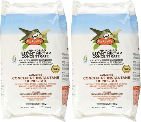 Perky-Pet 244CLSF 2-Pound Bag of Instant Clear Concentrate Hummingbird Nectar, Package may vary in Kuwait