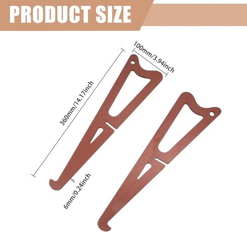 FREEBLOSS Wood Laptop Stand Detachable Computer Stand for Desk Vertical Laptop Holder Computer Riser Wooden Desk Accessories Suitable for 13.3"~16" Laptops in Saudi Arabia