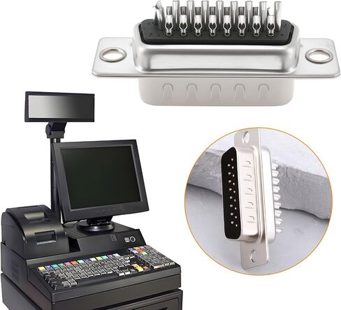 The Lord of the Tools 5pcs 26pin Connector DB26 Three Row Salial Serial Port Socket for Unit Automatic Unit Cash Record in Saudi Arabia