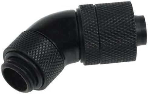 Alphacool 17072 13/10 تركيب الضغط 45 درجة قابلة للدوران G1/4 - تجهيزات تبريد المياه السوداء العميقة in Saudi Arabia