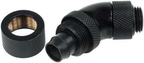 Alphacool 17072 13/10 تركيب الضغط 45 درجة قابلة للدوران G1/4 - تجهيزات تبريد المياه السوداء العميقة in Saudi Arabia