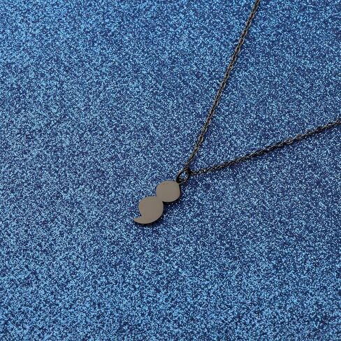 Mental Health Awareness Necklace Semicolon Motivational Pendant Necklace Project Semicolon Jewelry in Saudi Arabia
