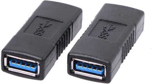 2pcs USB 3.0 النوع A الإناث إلى موصل تغيير الجنسين in Kuwait