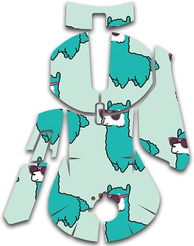 MightySkins Skin Compatible with SteelSeries Rival 5 Gaming Mouse - Awesome Alpacas | Protective, Durable, and Unique Vinyl Decal wrap Cover | Easy to Apply and Change Styles | Made in The USA in Saudi Arabia