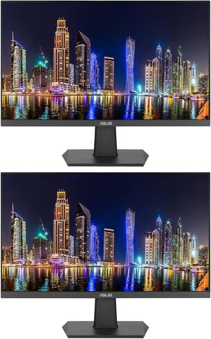 ASUS VA24EHE 24 بوصة 1920 × 1080 شاشة LCD LED كاملة LED LCD ، حزمة 2 عبوة مع HDMI ، DVI-D ، VGA التزامية التكييف ، رعاية العين ، ضوء أزرق منخفض in Saudi Arabia