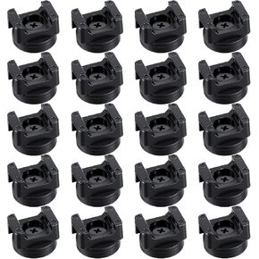 20Pcs Magnetic Cable Zip Tie Base, Multipurpose Cable Ties Mount Wire Clips Management Base,Heavy Duty Holder Supplies for Electrical Organization in Kuwait