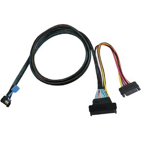 MCIO 38P to U.3 Cable, L: 100cm PCIe 5.0 in Kuwait