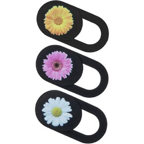 Vaguelly 3pcs Webcam Privacy Lens Protectors Thin Flower Pattern for Laptop Desktop and Self-Adhesive Webcam for Enhanced Privacy in Saudi Arabia