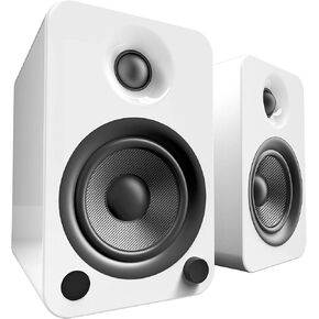 Kanto YU4 Powered Speakers with Bluetooth and Phono Preamp, Gloss White (Renewed) in Kuwait