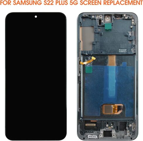 OLED for Samsung Galaxy S22 Plus Screen Replacement for Samsung S22 Plus LCD Display SM-S906B SM-S906U LCD Digitizer Touch Assembly with Frame (Support Fingerprint,Original Size) (Silver) in Saudi Arabia