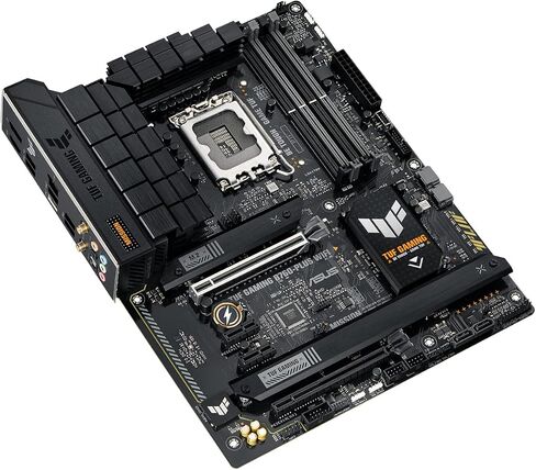 ASUS TUF Gaming B760-PLUS WiFi Intel B760 LGA1700 DDR5 7200 DP HDMI 3X M2 USB3.2 AX WiFi + BT 2.5Gbit LAN up to ATX 128GB ram Support, ASUS 5X TUF Motherboard Protection III in Saudi Arabia