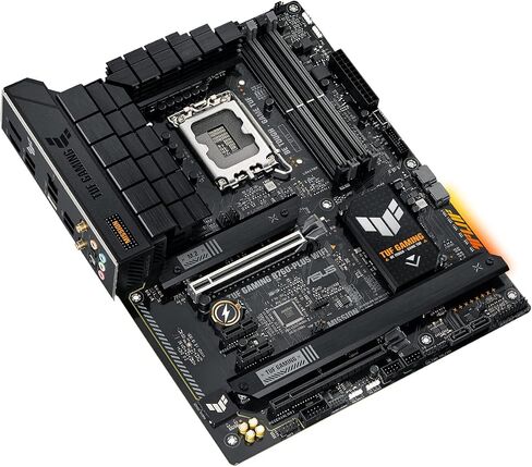 ASUS TUF Gaming B760-PLUS WiFi Intel B760 LGA1700 DDR5 7200 DP HDMI 3X M2 USB3.2 AX WiFi + BT 2.5Gbit LAN up to ATX 128GB ram Support, ASUS 5X TUF Motherboard Protection III in Saudi Arabia
