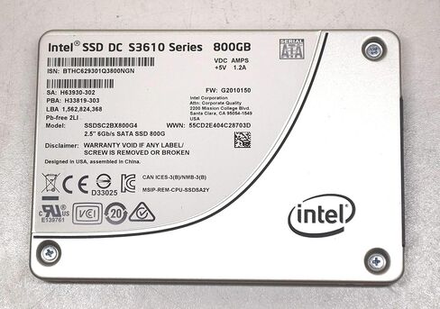 Intel SSDSC2BX800G4 S3610 Series 800 GB 2.5 7MM 20NM in Saudi Arabia