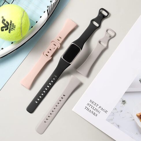 3 حزم نطاقات متوافقة مع Fitbit Charge 5/Charge 6 نطاقات للنساء ، والسيليكون الرياضي الناعم Slim Slim Strap Association Prescons Brachband Presconsists for Fitbit Charge 5/Charge 6 Fitness Tracker in Saudi Arabia
