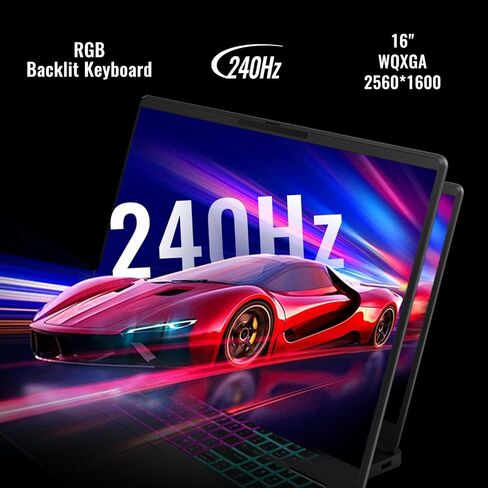 HP Omen MAX 16 RTX 5060 Pro Gaming Laptop, 16" WQXGA 240Hz, AMD Ryzen AI 9 HX 375(Beats Intel i9), NVIDIA RTX 5060, 16GB DDR5 RAM, 1TB SSD, RGB Keyboard, Wi-Fi 7, W11 P, Bundle with PCO Laptop Cooler in Kuwait