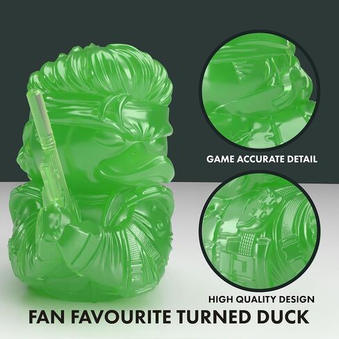 TUBBZ First Edition: Metal Gear Solid - Solid Snake Cosplaying Rubber Duck Vinyl Figure | Official Merchandise of Metal Gear Solid Games, Solid Snake Collectable Figurines, Vinyl Duck with box for décor,gifts in Saudi Arabia