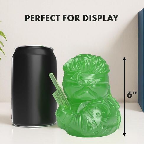 TUBBZ First Edition: Metal Gear Solid - Solid Snake Cosplaying Rubber Duck Vinyl Figure | Official Merchandise of Metal Gear Solid Games, Solid Snake Collectable Figurines, Vinyl Duck with box for décor,gifts in Saudi Arabia