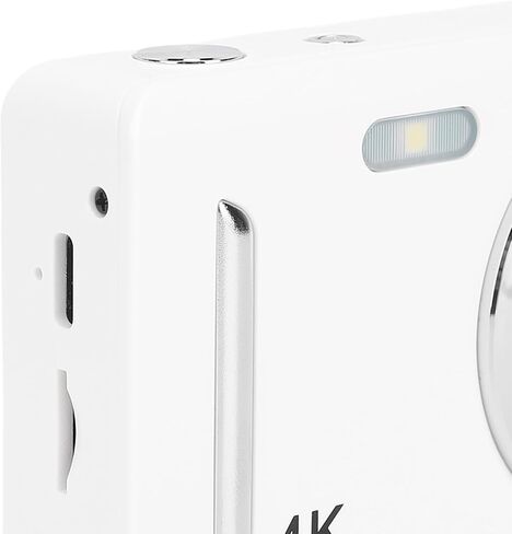 Zopsc 4K Digital Camera 64MP Auto Focus 16X Zoom Anti Shake, 2.4in Portable Travel Camera for Photography Vlogging Gift for Beginners. 650mAh (White) in Saudi Arabia