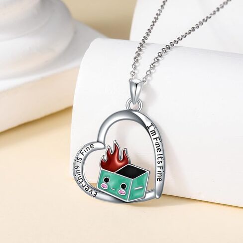 YAFEINI Animal Lovers Gifts Necklace Sterling Silver Cow/Capybara/Llama/Owl/Highland Cow Necklace Animal Jewelry Christmas Gifts for Women Girls in Kuwait