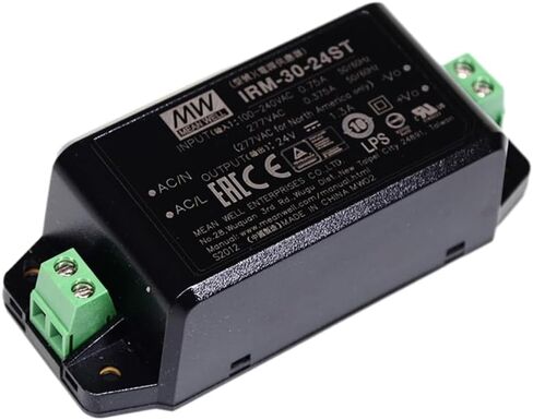 يعني Well IRM 30W 12V 2A إمدادات الطاقة التبديل ， IRM-30-12st Terminal Terminal Type AC-DC محول محول مزود الطاقة AC-DC in Kuwait