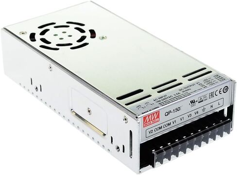 Mean Well QP 150W 5V/3.3V/12V/-5V Switching Power Supply， AC/DC Quadruple Output QP-150-3A Power Supply Driver Transformer for Emergency Lighting, Alarm System, etc in Saudi Arabia