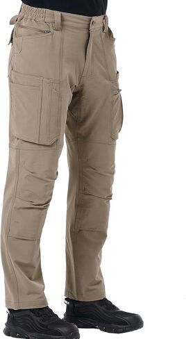 POWERTHREE Men's 4 Way Stretch Outdoor Cargo Pants All Season with Multi Pocket Work Pant for Work Utility M919 in Saudi Arabia