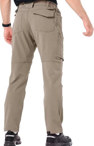 POWERTHREE Men's 4 Way Stretch Outdoor Cargo Pants All Season with Multi Pocket Work Pant for Work Utility M919 in Saudi Arabia