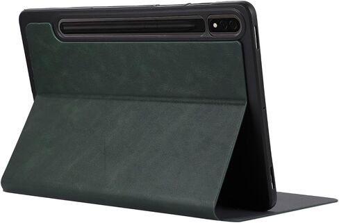 Tablet Travel Compatible with Samsung Galaxy Tab S9 Plus 12.4" 2023 X810/X816B/X818U, Multi-Angle Viewing Folding Protective Case with Stand, Slim PU Leather Shockproof Flip Case in Saudi Arabia
