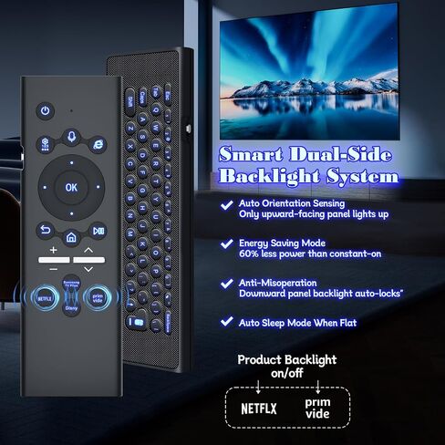 Universal Replacement Remote for Samsung Smart TV with Backlit Keyboard & Voice Control - Compatible with All Samsung Voice TV Remote Control (2019-2024) Series in Saudi Arabia
