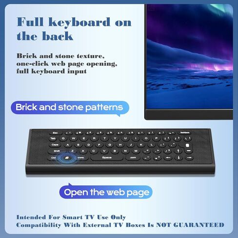 Universal Replacement Remote for Samsung Smart TV with Backlit Keyboard & Voice Control - Compatible with All Samsung Voice TV Remote Control (2019-2024) Series in Saudi Arabia