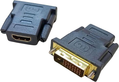 DVI to HDMI Adapter DVI Male to HDMI محول أنثى كلا الاتجاهين يعملون in Kuwait