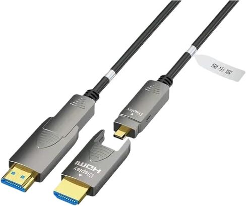 HDMI2.0 الإصدار 4K كابل الألياف البصرية D إلى كبلات بيانات خط أنابيب خط أنابيب هندسي مفصل (1.8 متر) in Kuwait