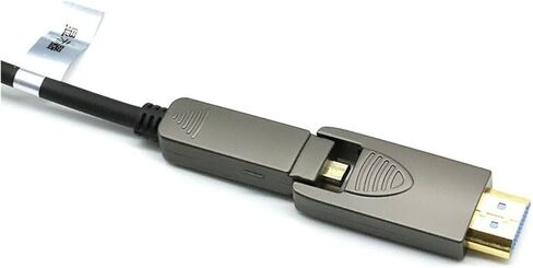 HDMI2.0 الإصدار 4K كابل الألياف البصرية D إلى كبلات بيانات خط أنابيب خط أنابيب هندسي مفصل (1.8 متر) in Kuwait