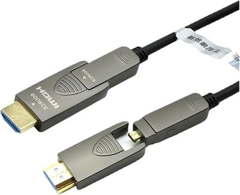 HDMI2.0 الإصدار 4K كابل الألياف البصرية D إلى كبلات بيانات خط أنابيب خط أنابيب هندسي مفصل (1.8 متر) in Kuwait