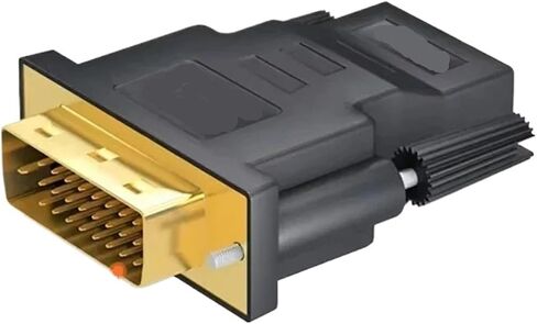 1080p DVI إلى محول الكابلات المتوافق مع HDMI DVI ذكر إلى محول موصل ثنائي الاتجاه من أجل P> S#3 Projector TV Box in Kuwait
