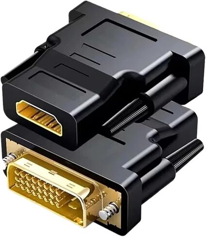 1080p DVI إلى محول الكابلات المتوافق مع HDMI DVI ذكر إلى محول موصل ثنائي الاتجاه من أجل P> S#3 Projector TV Box in Kuwait