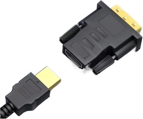 1080p DVI إلى محول الكابلات المتوافق مع HDMI DVI ذكر إلى محول موصل ثنائي الاتجاه من أجل P> S#3 Projector TV Box in Kuwait