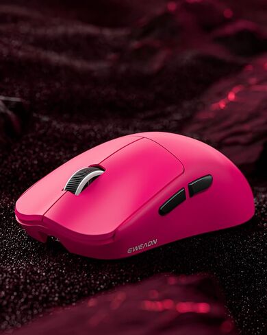 SEUNKWANG EWEAND X23 Pro Gaming Mouse, Tri-Mode 2.4G/USB-C/Bluetooth Wireless Mouse, PAW3311 Sensor, 12,000 DPI, 59g Lightweight, 1ms Ultra-Low Delay, Gaming & Computer Mouse for Laptop/PC/Mac-Pink in Saudi Arabia