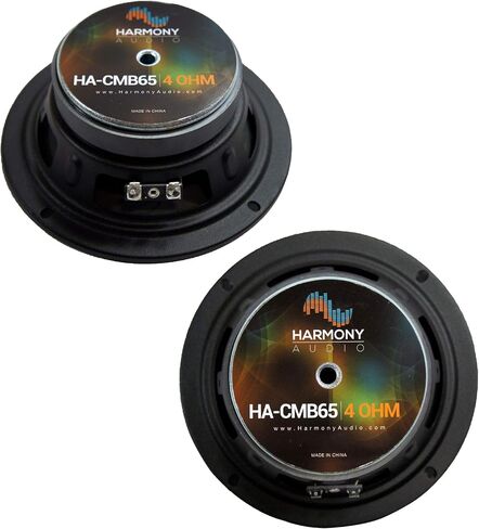 Harmony Audio HC-CMB65 Car Stereo Cabron Mid Bass Mid Range 6.5" Speakers 4 Ohm in Saudi Arabia