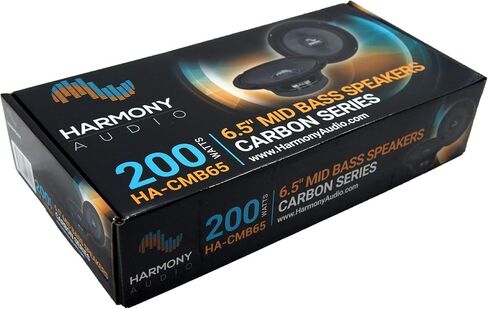 Harmony Audio HC-CMB65 Car Stereo Cabron Mid Bass Mid Range 6.5" Speakers 4 Ohm in Saudi Arabia