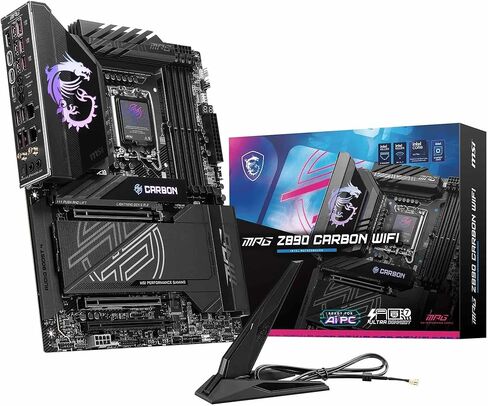 sparepart: MSI MPG Z890 Carbon WiFi Motherboard Intel Z890 LGA ، W129021475 (Motherboard Intel Z890 LGA 1851 (Socket V1) ATX) in Kuwait