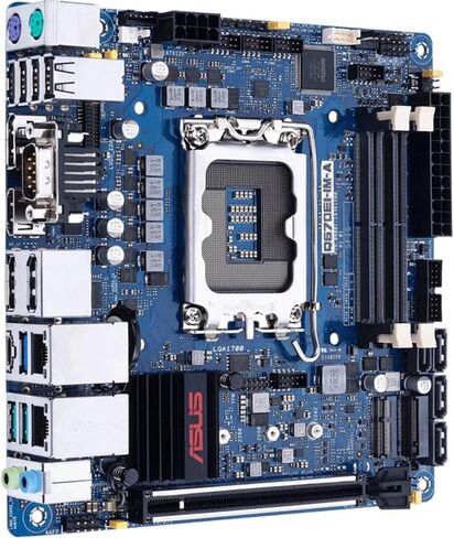 ASUS Q670EI -IM -A Industrial Motherboard - Intel Q670 Chipset - Socket LGA -1700 - MINI ITX - Core I9 ، Core I5 ​​، Core I7 ، Core I3 ، Pentium ، Celeron Processor مدعوم - 64 جيجابايت DDR5 SDRAM Maximum Ram - DI. in Saudi Arabia