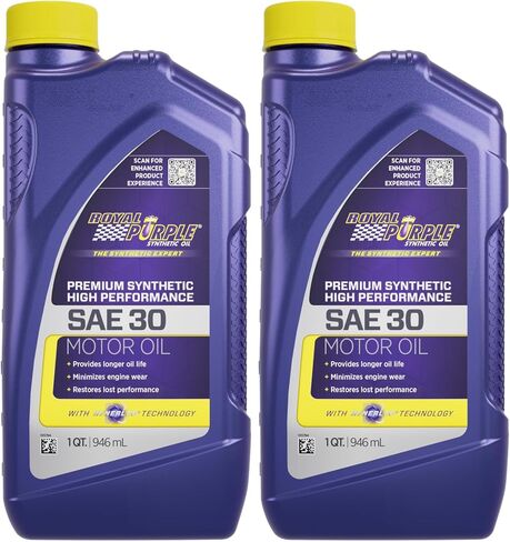 Royal Purple (06030-6PK API-Licensed Heavy Duty SAE 30 High Performance Synthetic Motor Oil - 1 Quart, (Case of 6) in Saudi Arabia