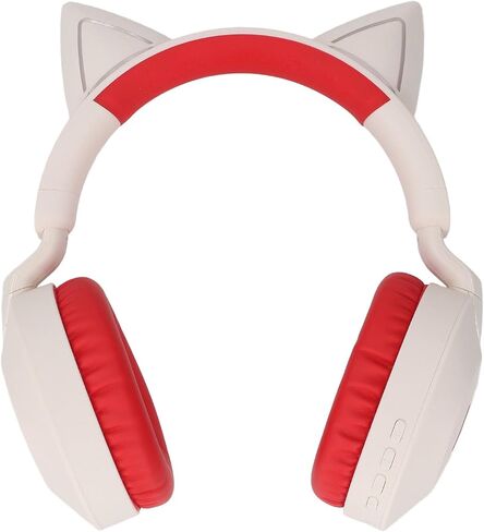 Yoidesu Cat Ear Headphones, Gaming Headset BT 5.4 for Smartphone, Retractable Mic, 50mm Drivers, RGB Lighting Headset with Mic, Type C Charging, Stereo Sound (Blue) in Saudi Arabia
