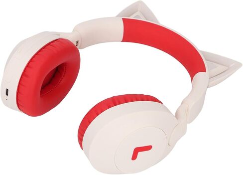 Yoidesu Cat Ear Headphones, Gaming Headset BT 5.4 for Smartphone, Retractable Mic, 50mm Drivers, RGB Lighting Headset with Mic, Type C Charging, Stereo Sound (Blue) in Saudi Arabia