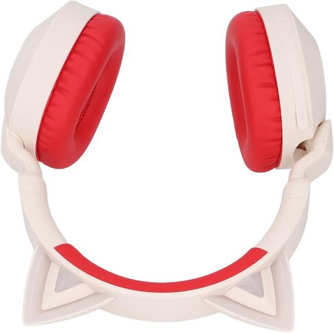 Yoidesu Cat Ear Headphones, Gaming Headset BT 5.4 for Smartphone, Retractable Mic, 50mm Drivers, RGB Lighting Headset with Mic, Type C Charging, Stereo Sound (Blue) in Saudi Arabia