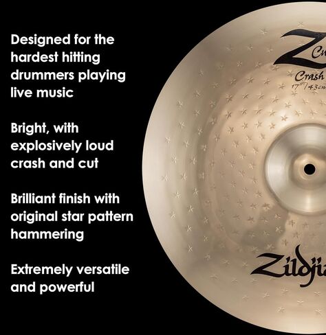 Zildjian Z Custom Crash Cymbal - 16 inches in Saudi Arabia