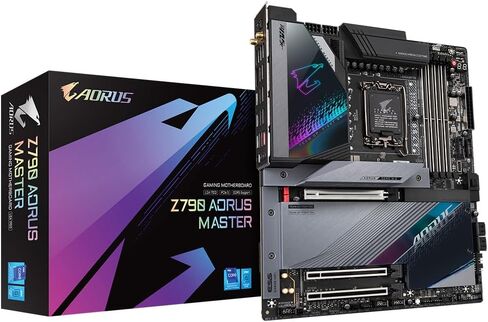 Gigabyte Z790 Aorus Master Intel Z790 LGA 1700 Extended ATX DDR5-SDRAM اللوحة الأم in Saudi Arabia