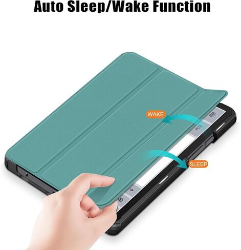 Tablet Travel Case Compatible with Samsung Galaxy Tab A9 8.7 Inch Model 2023 (SM-X110/SM-X115) Trifold Compatible with Smart Tablet, Ultra Slim and Lightweight, Poly Hard Back Case Cover in Saudi Arabia
